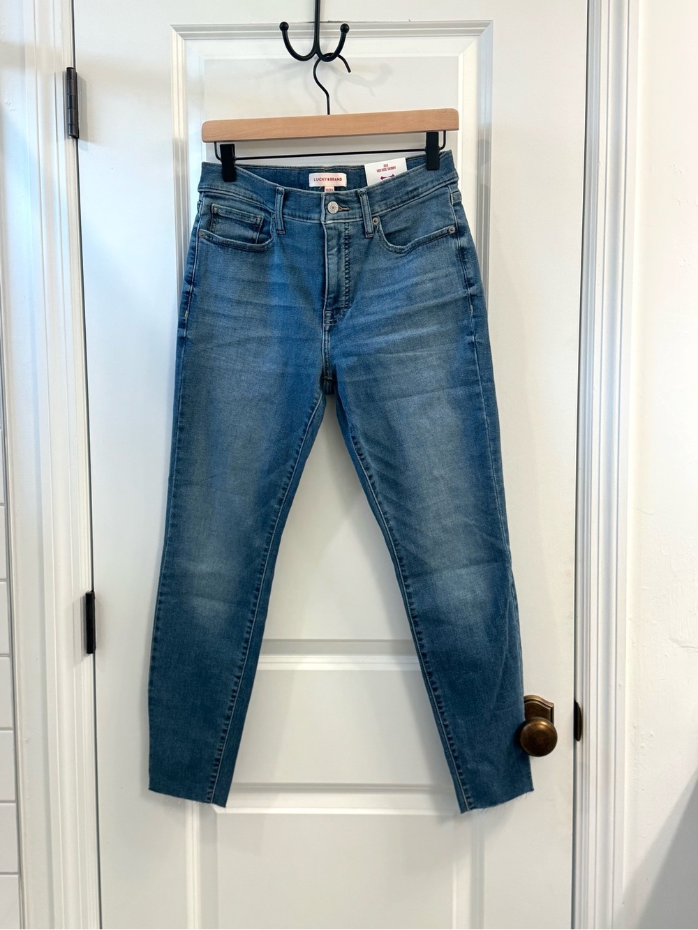 NWT Lucky Brand Ava Mid-Rise Skinny Ankle Jeans